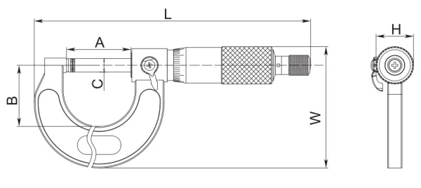 bagan outside micrometer dasqua